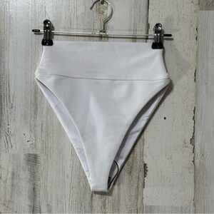Beach Riot White Bikini Bottom